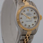 Ladies Rolex DateJust 79173 Factory MOP Sapphire 18K Steel 26mm Jubilee Watch