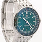 2024 PAPERS Breitling Navitimer 41 Steel GREEN Stainless Steel 41mm A17329 BOX