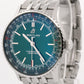 2024 PAPERS Breitling Navitimer 41 Steel GREEN Stainless Steel 41mm A17329 BOX
