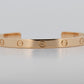 2015 PAPERS Cartier LOVE CUFF Bracelet Solid 18K Yellow Gold Size 19 AU 750 BOX