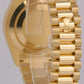 MINT PAPERS Rolex Day-Date II 41mm CHAMPAGNE 18K Yellow Gold Fluted 218238 BOX