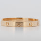2015 PAPERS Cartier LOVE CUFF Bracelet Solid 18K Yellow Gold Size 19 AU 750 BOX