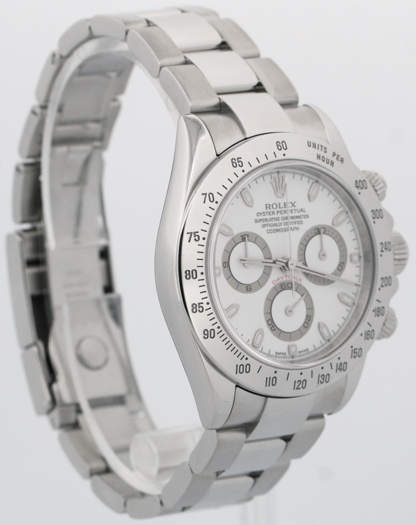 2021 RSC Rolex Daytona Cosmograph WHITE Panda Stainless Steel 40mm 116520 BOX