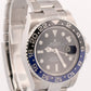 PAPERS Rolex GMT-Master II BATMAN Blue Black Steel Ceramic 40mm 116710 BLNR BOX