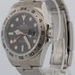 2012 Rolex Explorer II 216570 42mm Black Orange Steel GMT Watch Box Papers