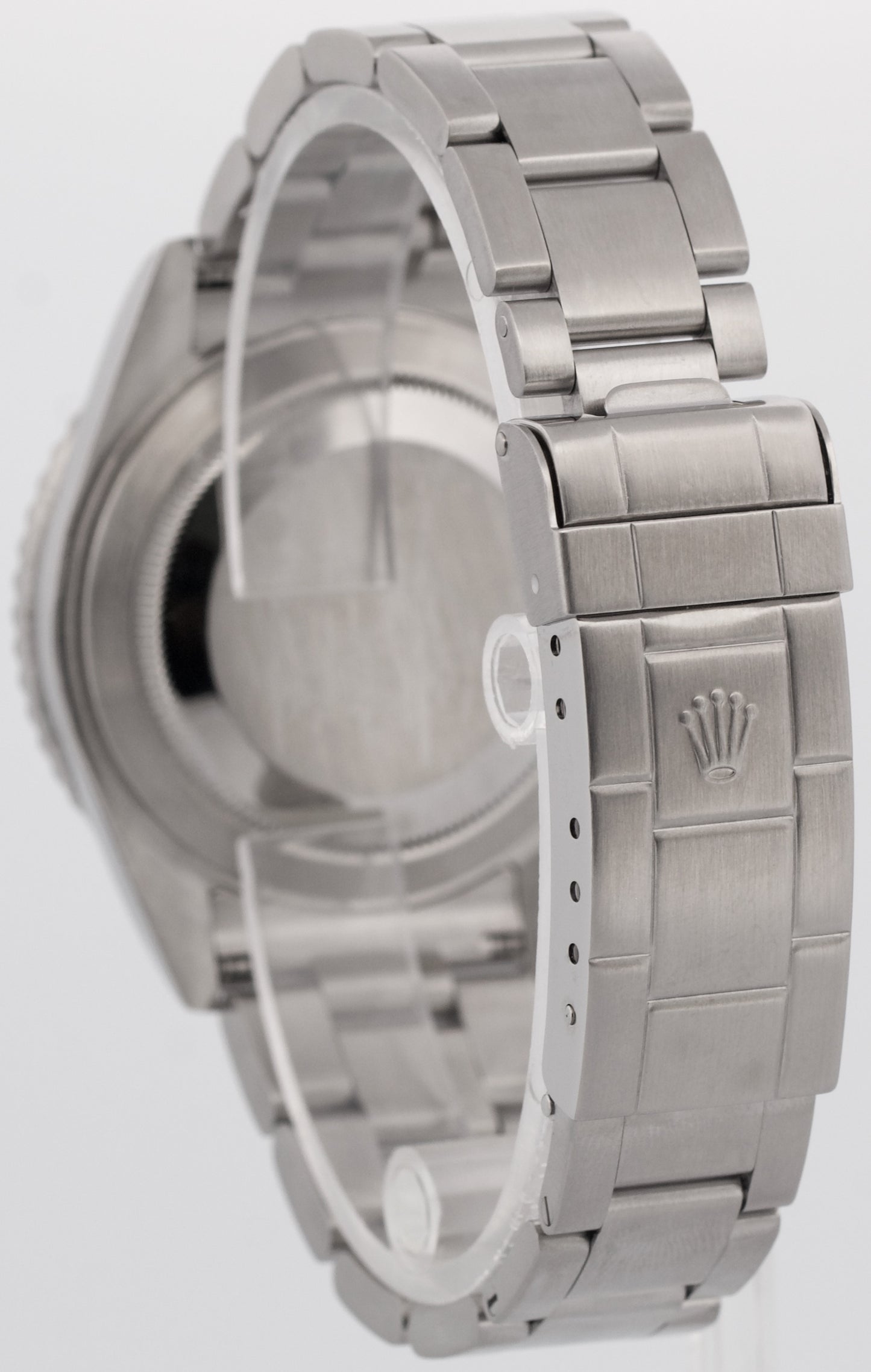 Rolex Submariner Date NO-HOLES Stainless Steel Black REHAUT 40mm 16610T Watch