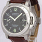 Panerai Luminor Marina Stainless Steel Black 44mm PAM00164 Leather PAM 164 Watch