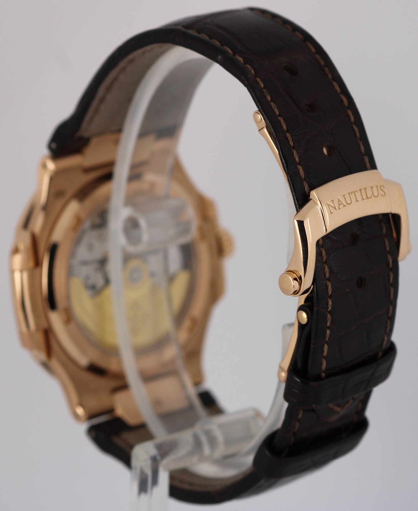 Patek Philippe Nautilus PAPERS 18k Rose Gold Gray 40mm 5711R-001 Watch BOX