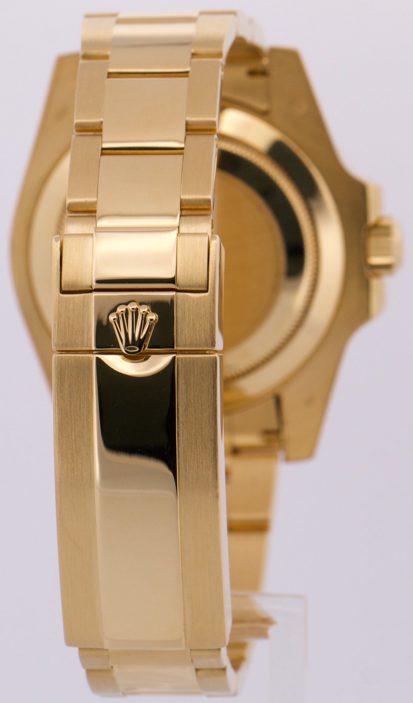 PAPERS Rolex Submariner Date BLACK 18K Yellow Gold Ceramic 40mm 116618 LN BOX