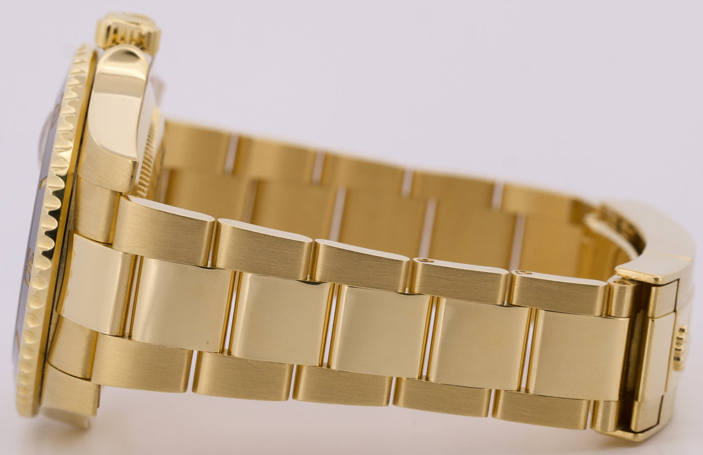 PAPERS Rolex Submariner Date BLACK 18K Yellow Gold Ceramic 40mm 116618 LN BOX