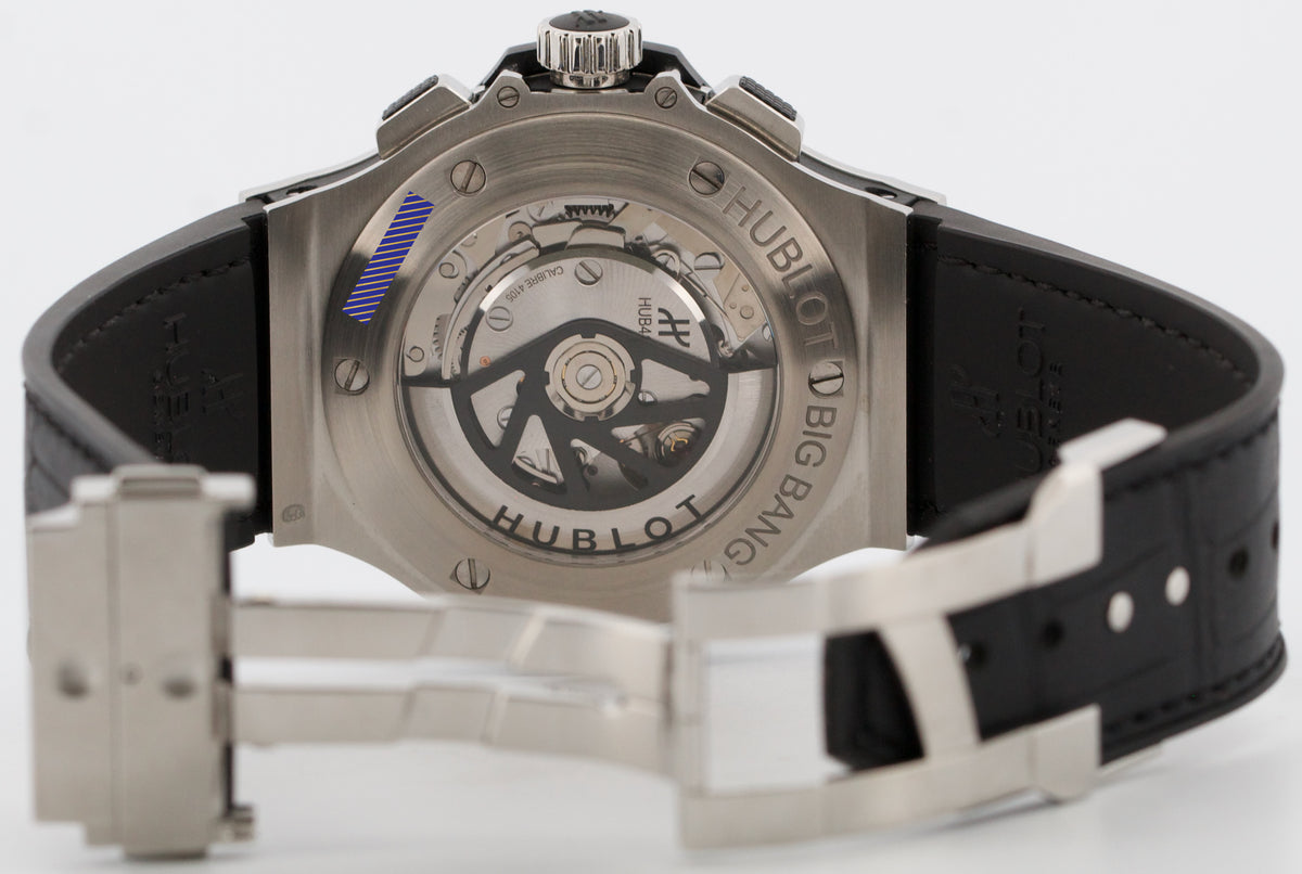 Hublot Big Bang 301.SB.131.RX Black Stainless Steel 44mm Rubber Watch Papers