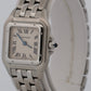 Ladies Cartier Panthere 1320 W25033P5 Stainless Quartz 22mm White Roman Watch