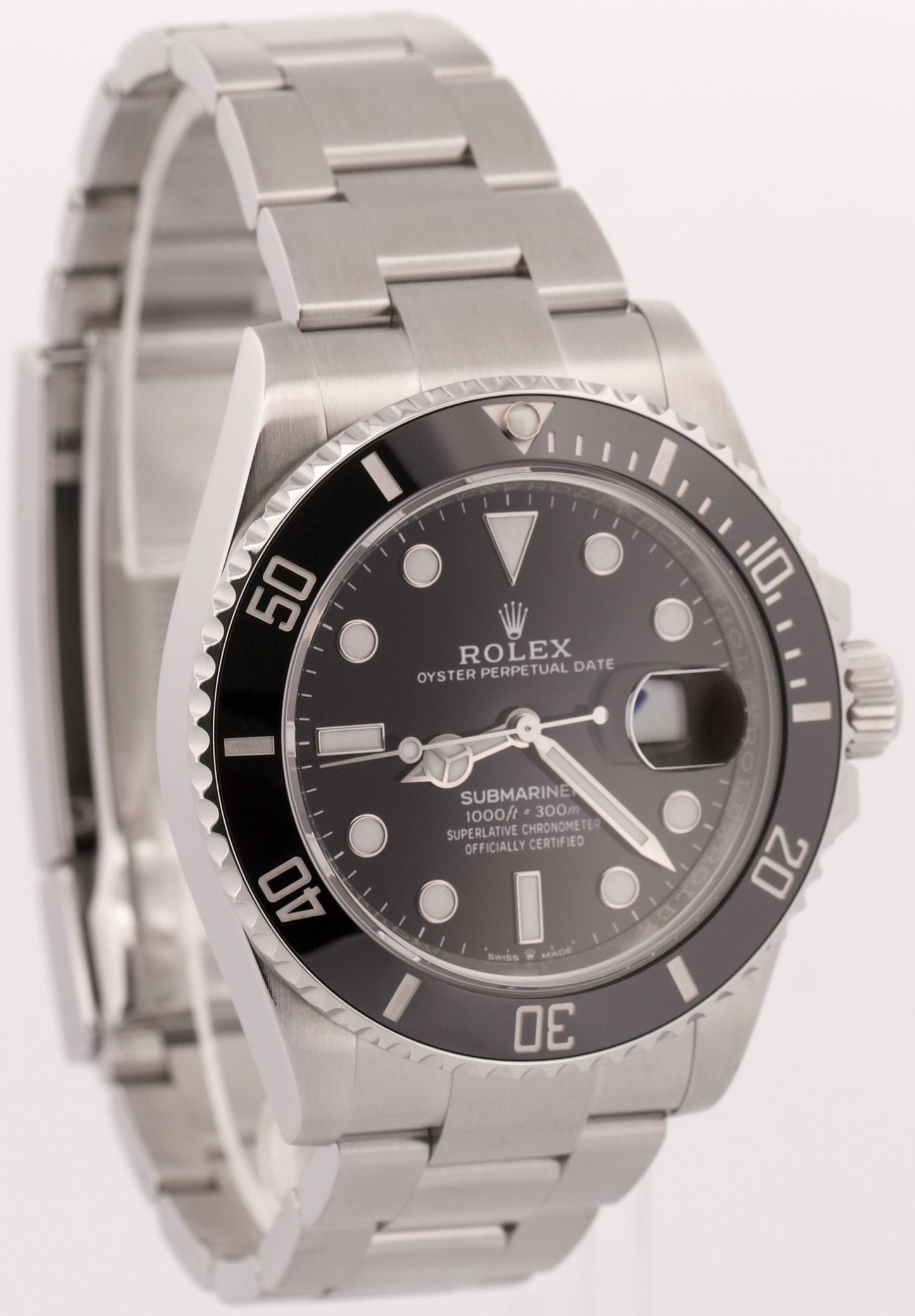 2023 PAPERS Rolex Submariner Date 41 BLACK Ceramic 41mm Steel 126610 LN BOX