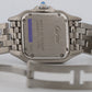 Ladies Cartier Panthere 1320 W25033P5 Stainless Quartz 22mm White Roman Watch
