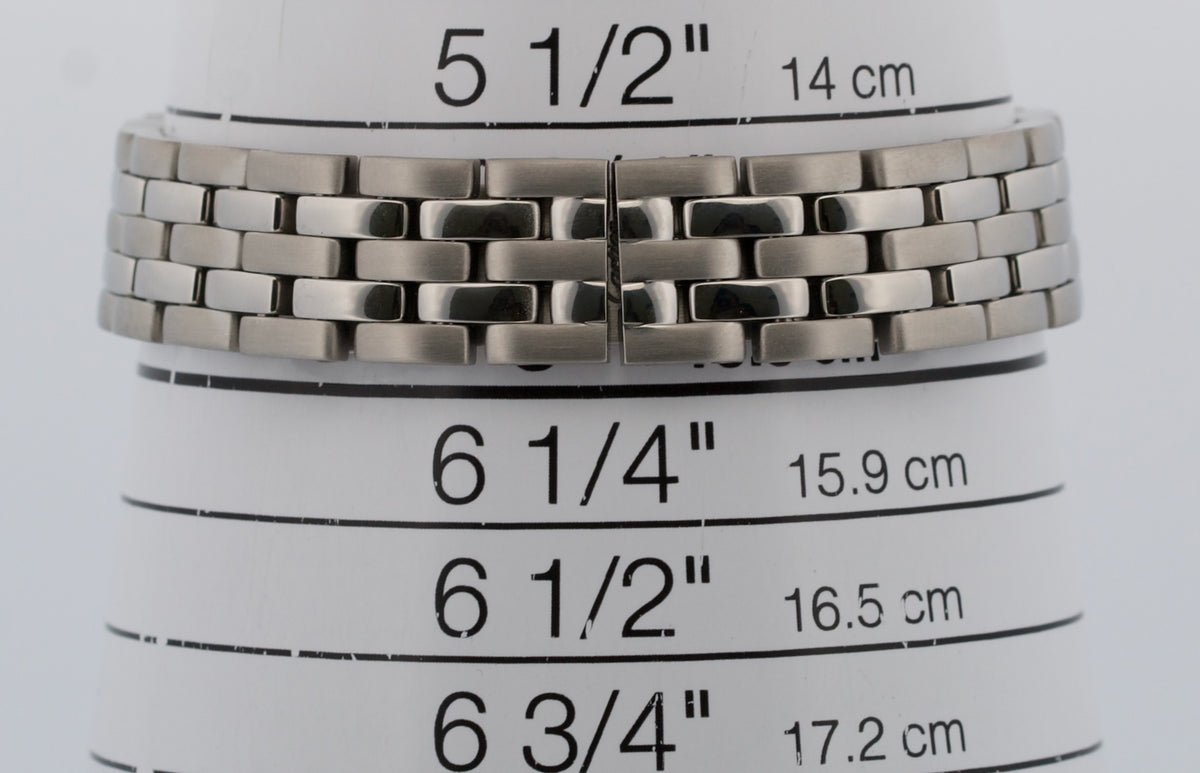 Ladies Cartier Panthere 1320 W25033P5 Stainless Quartz 22mm White Roman Watch