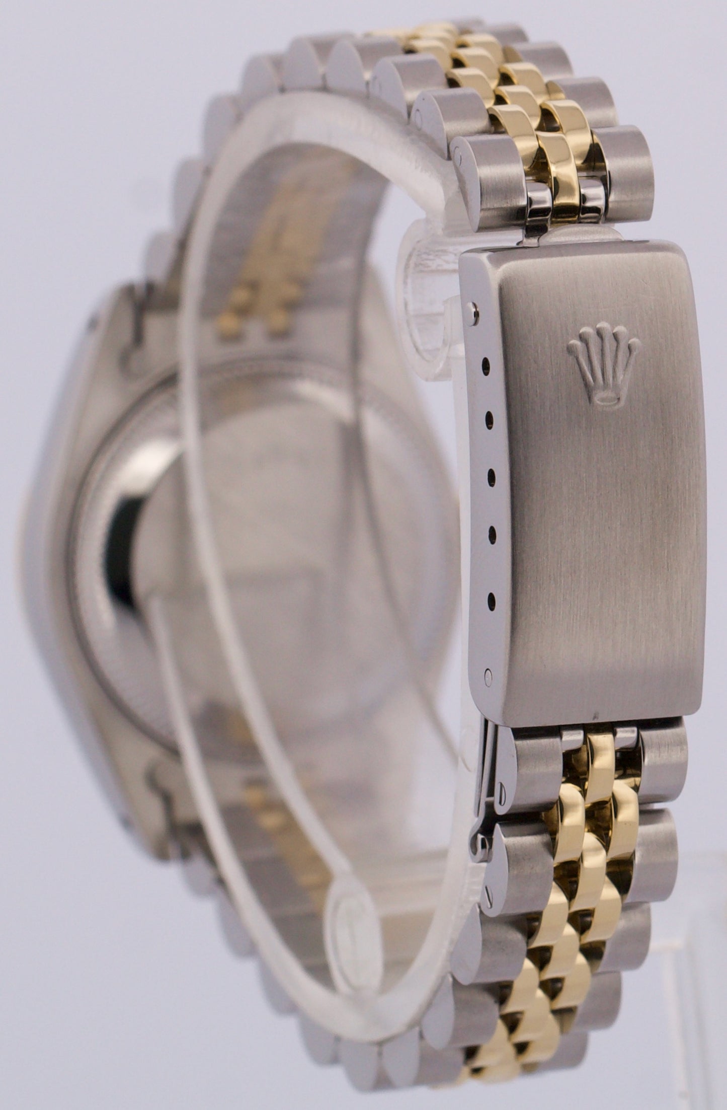 Ladies Rolex DateJust 26mm CHAMPAGNE DIAMOND 18K Yellow Gold Steel JUBILEE 69173