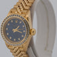 1995 Rolex Oyster Perpetual 26mm Blue Diamond 18K Gold Jubilee 67198 Box Papers