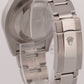 Rolex DateJust II 41mm BLACK Stainless Steel Smooth Oyster Date 116300 Watch