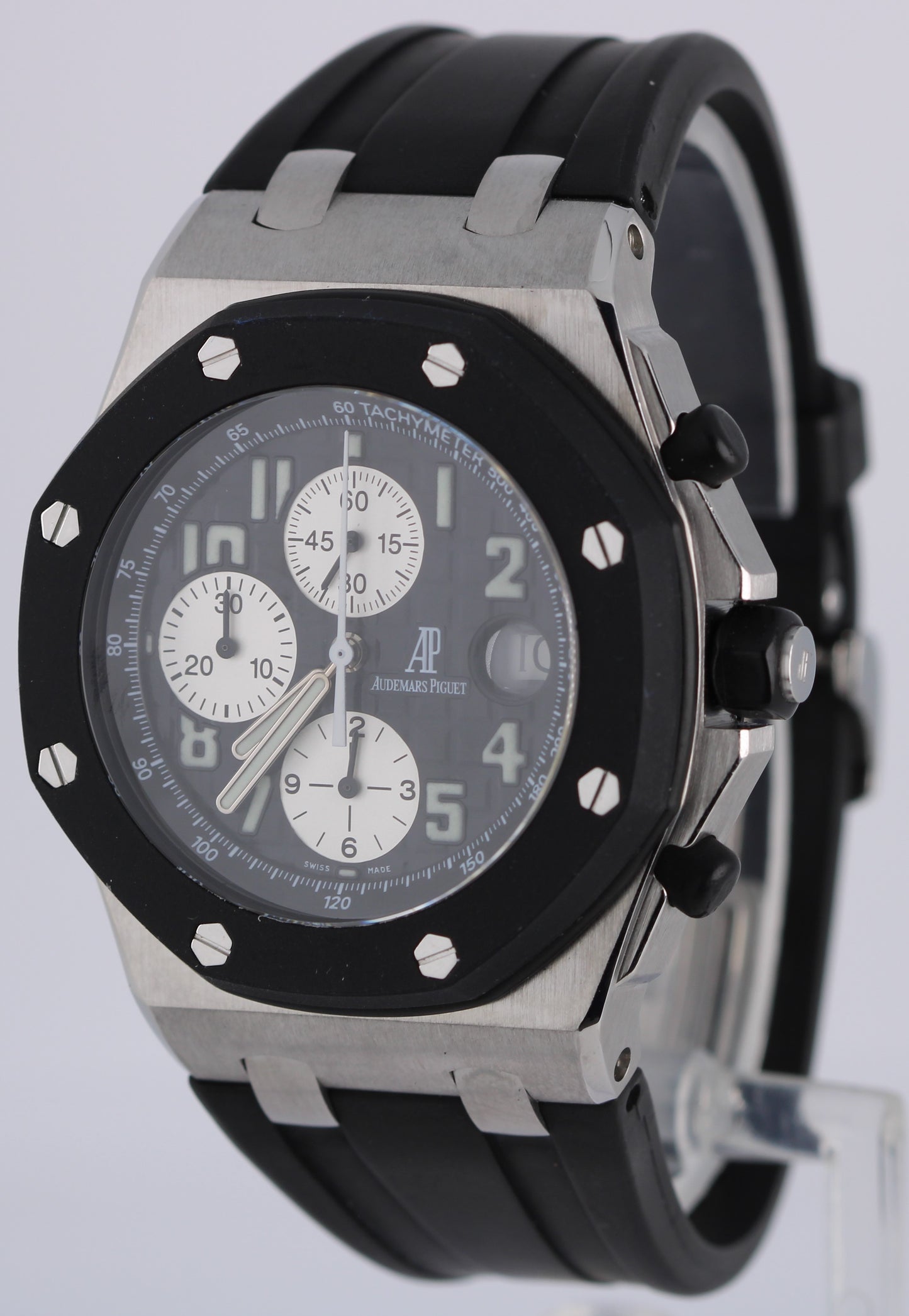 Audemars Piguet Royal Oak Offshore Steel Black 42mm 25940SK Rubber Watch