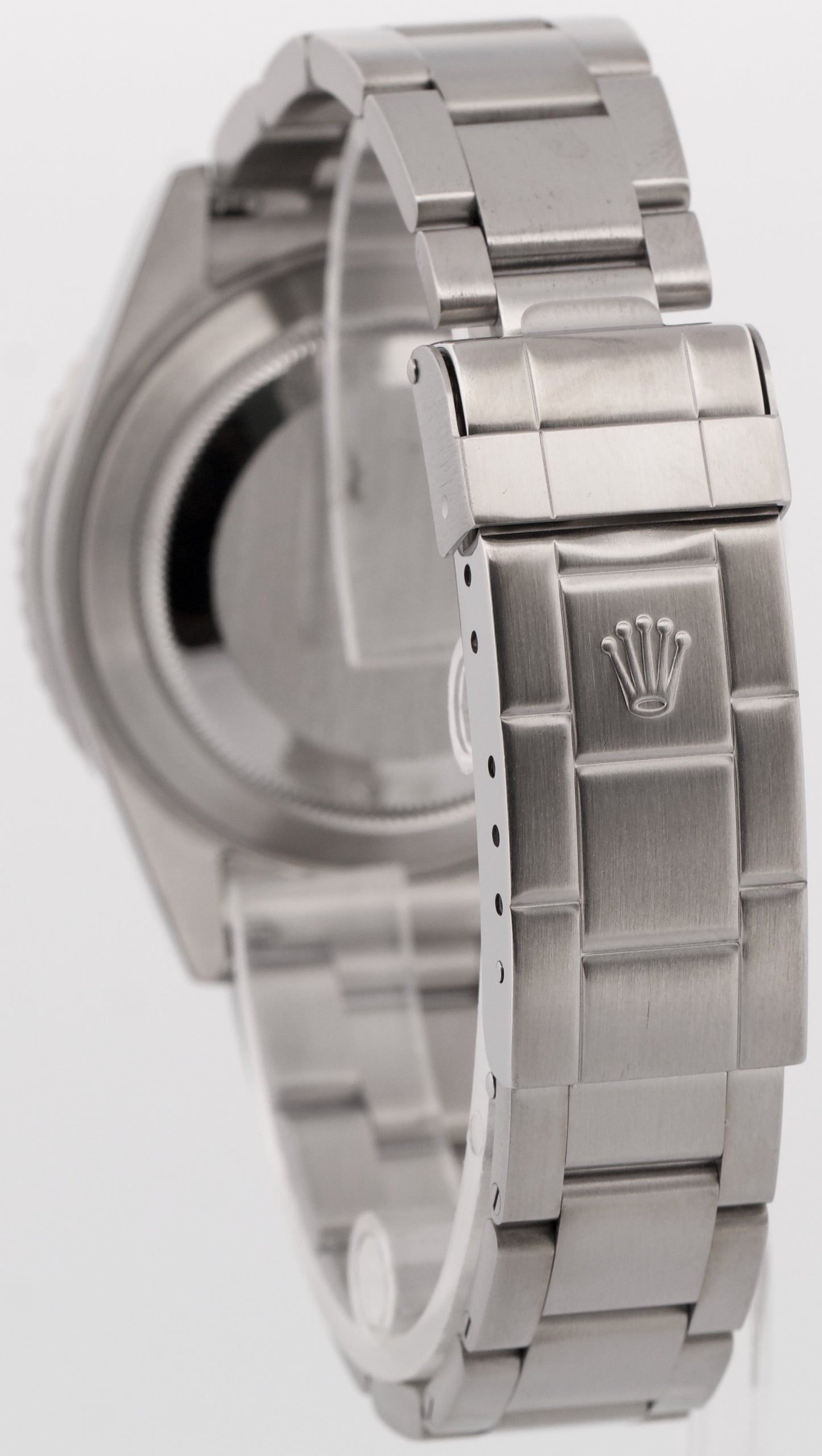 Rolex Submariner Date BLACK Stainless Steel 40mm Oyster NO-HOLES Watch 16610
