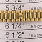 Rolex DateJust President 26mm CHAMPAGNE DIAMOND 18K Yellow Gold BARK 6917 BOX