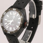 NEW PAPERS Tag Heuer Formula 1 BLACK Steel PVD Rubber 41mm WAZ2115.FT8023 BOX