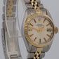 1981 Ladies Rolex Date 6917 26mm Silver Steel 18K Gold Jubilee Box Papers