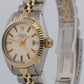 1981 Ladies Rolex Date 6917 26mm Silver Steel 18K Gold Jubilee Box Papers