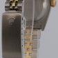 1981 Ladies Rolex Date 6917 26mm Silver Steel 18K Gold Jubilee Box Papers