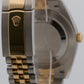 Rolex DateJust 41 126333 Black Diamond Steel 18K Yellow Gold 41mm Jubilee Watch