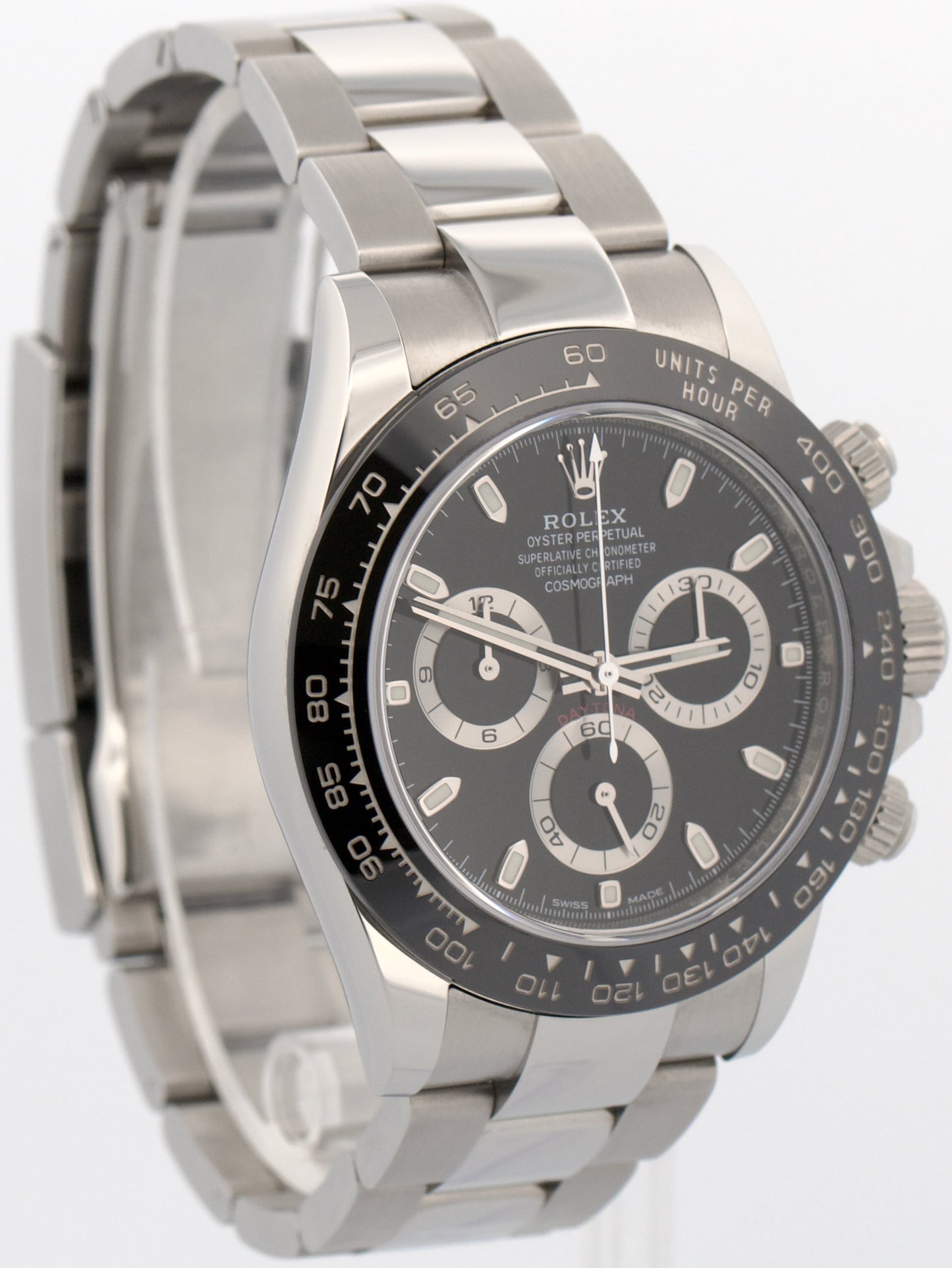 2019 PAPERS Rolex Daytona Cosmograph BLACK Ceramic 40mm Stainless 116500 LN BOX