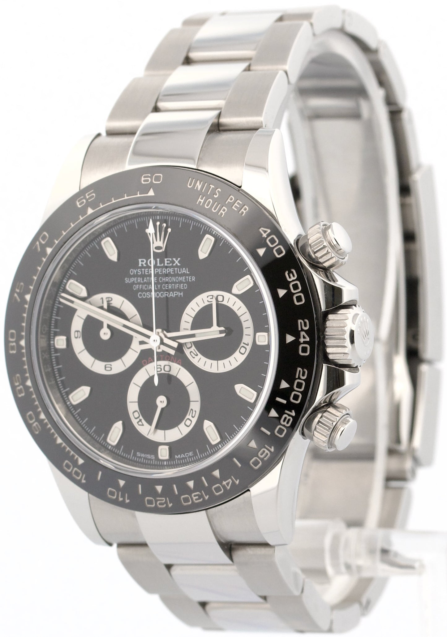 2019 PAPERS Rolex Daytona Cosmograph BLACK Ceramic 40mm Stainless 116500 LN BOX