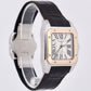 Cartier Santos 100 XL 33x44mm W20072X7 18K Rose Gold Steel Ivory Roman 2878