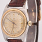 1958 Vintage Rolex Oyster Perpetual BUBBLEBACK 3372 ORIGINAL Gold 32mm Watch