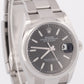 Rolex DateJust 36 BLACK Smooth Oyster Stainless Steel 36mm Watch 126200 BOX