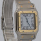 Cartier Santos Carree 2961 Two-Tone White Roman 18k Steel Automatic 29mm Watch