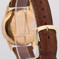 VINTAGE Universal Uni-Compax SILVER 35mm 18K Rose Gold Leather Manual 12445