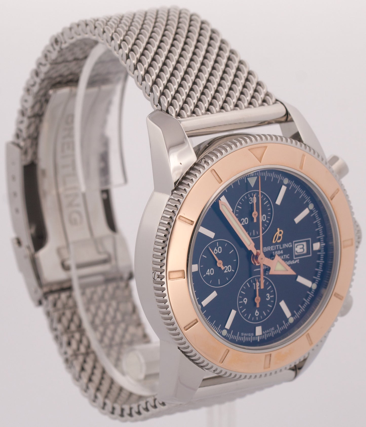 Breitling Superocean 46 Stainless Steel 18K Rose Gold 46mm U13320 Automatic BOX