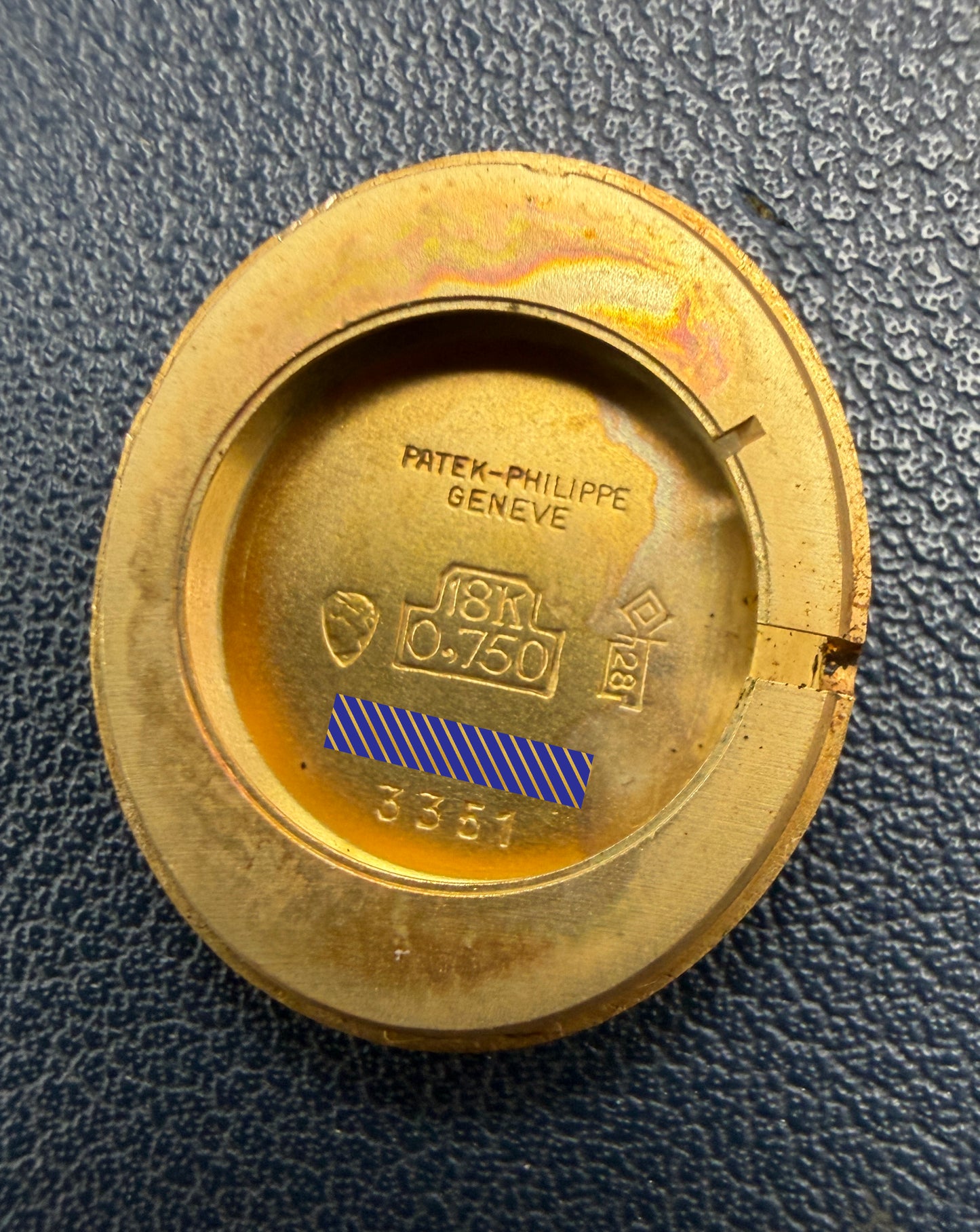 VINTAGE Ladies Patek Philippe Ellipse CHAMPAGNE 18K Yellow Gold 20mm Manual 3351