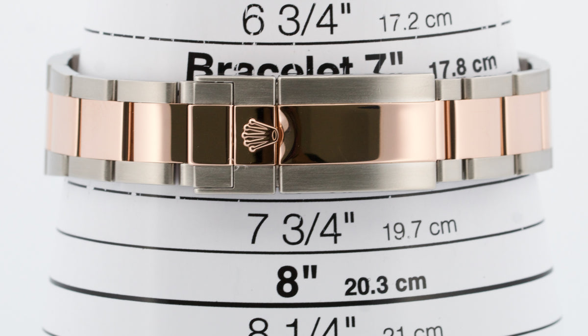 Rolex Yacht-Master II 116681 44mm Blue Hands Two-Tone 18K Rose Gold Steel Watch
