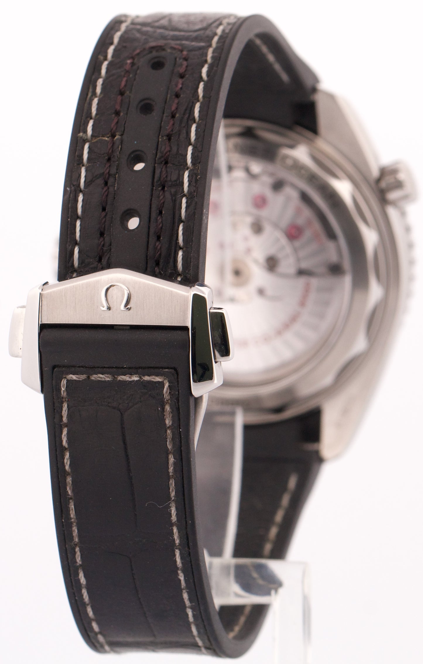 Omega Seamaster Planet Ocean BLACK Steel Leather 43.5mm 215.33.44.21.01.001 BOX