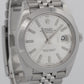 PAPERS Rolex DateJust 41 SILVER Stainless Steel Smooth JUBILEE 41mm 126300 BOX