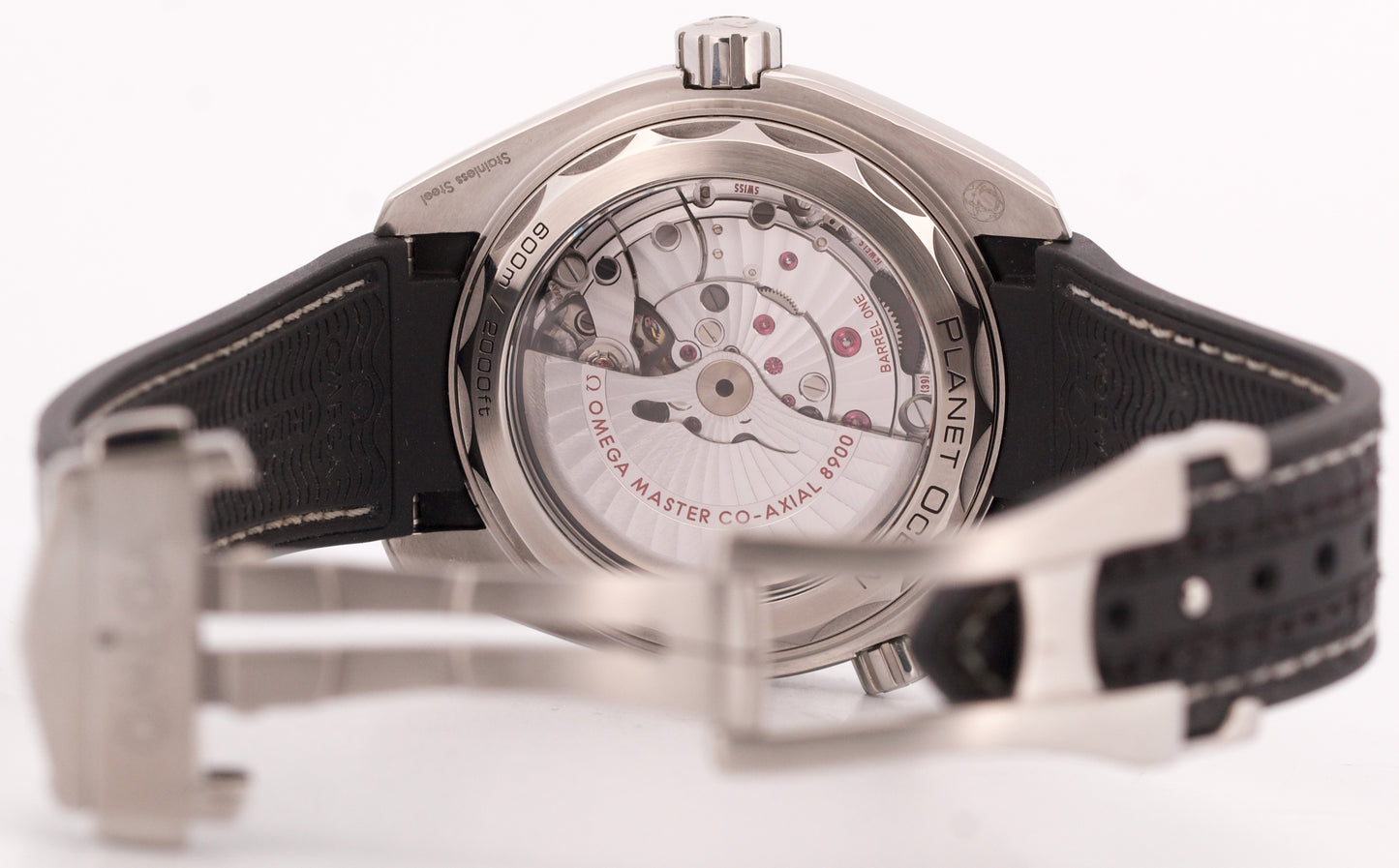 Omega Seamaster Planet Ocean BLACK Steel Leather 43.5mm 215.33.44.21.01.001 BOX