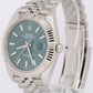 MINT 2024 PAPERS Rolex DateJust 41 Mint Green JUBILEE 41mm Watch 126334 BOX