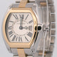 Ladies Cartier Roadster SILVER Roman 31mm Quartz 18K Steel 2675 W62026Y4 Watch