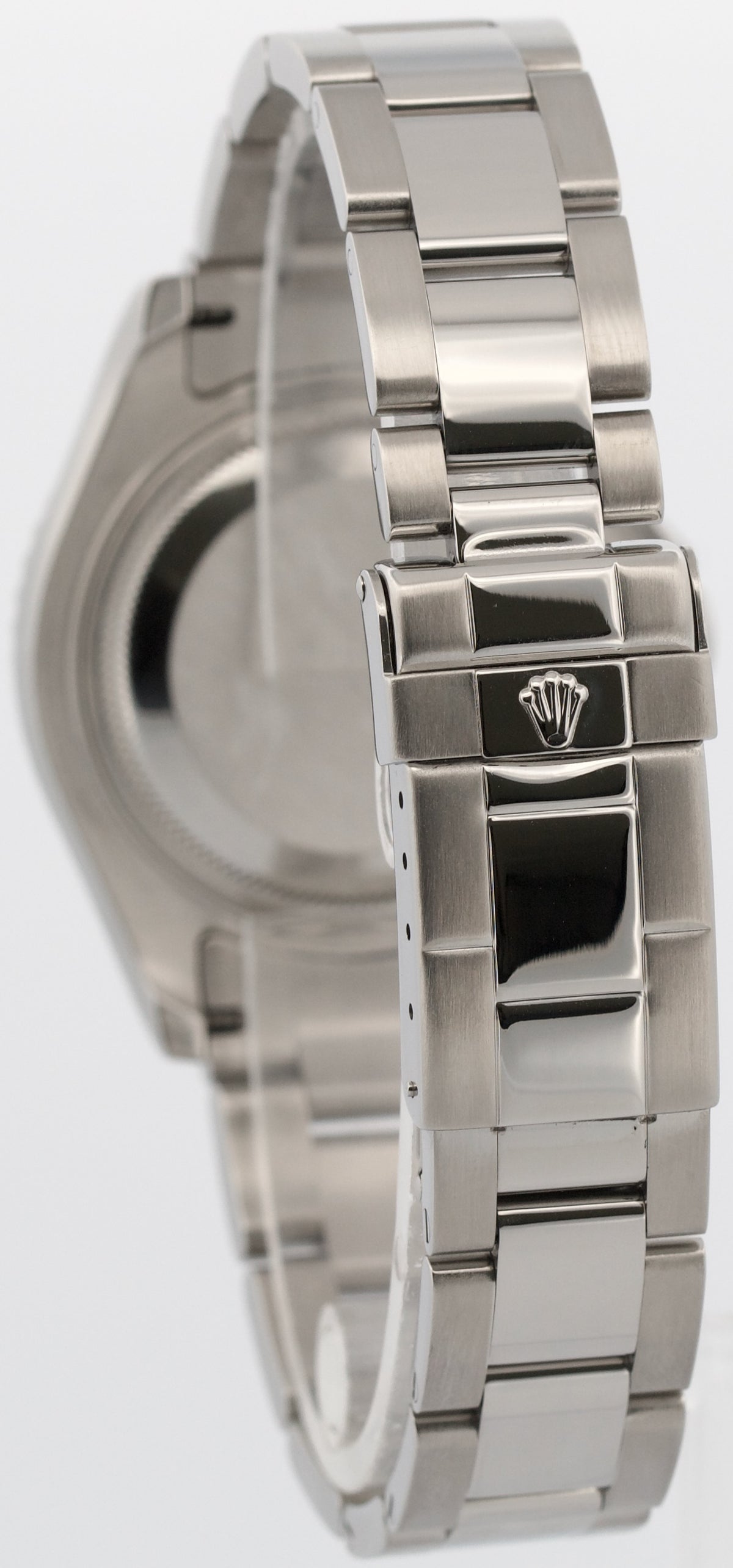 2003 Rolex Yacht-Master 168622 Platinum Stainless Steel 35mm Watch Box Papers
