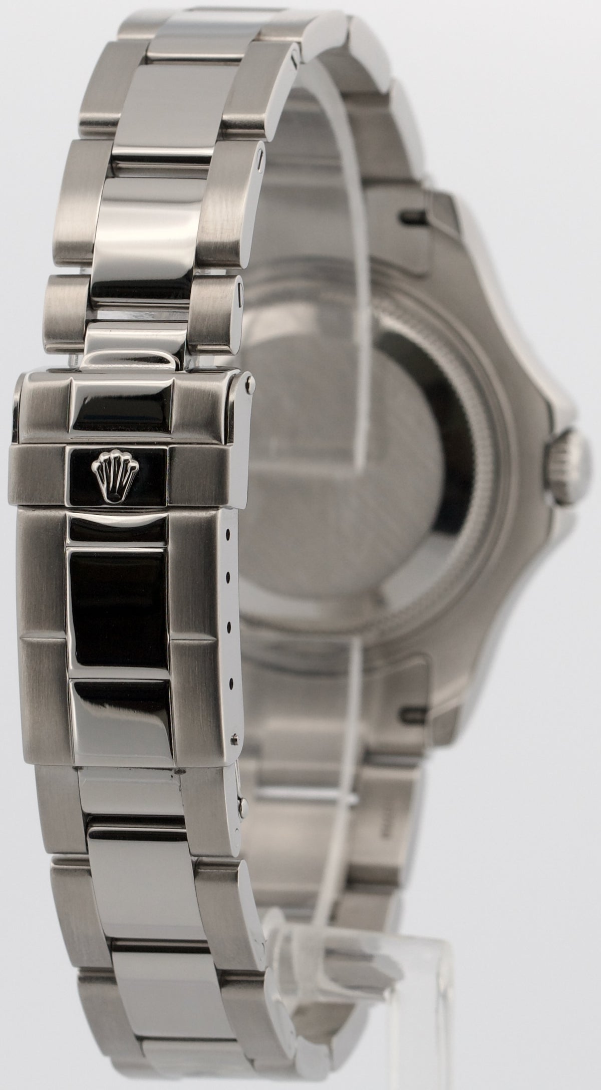 2003 Rolex Yacht-Master 168622 Platinum Stainless Steel 35mm Watch Box Papers
