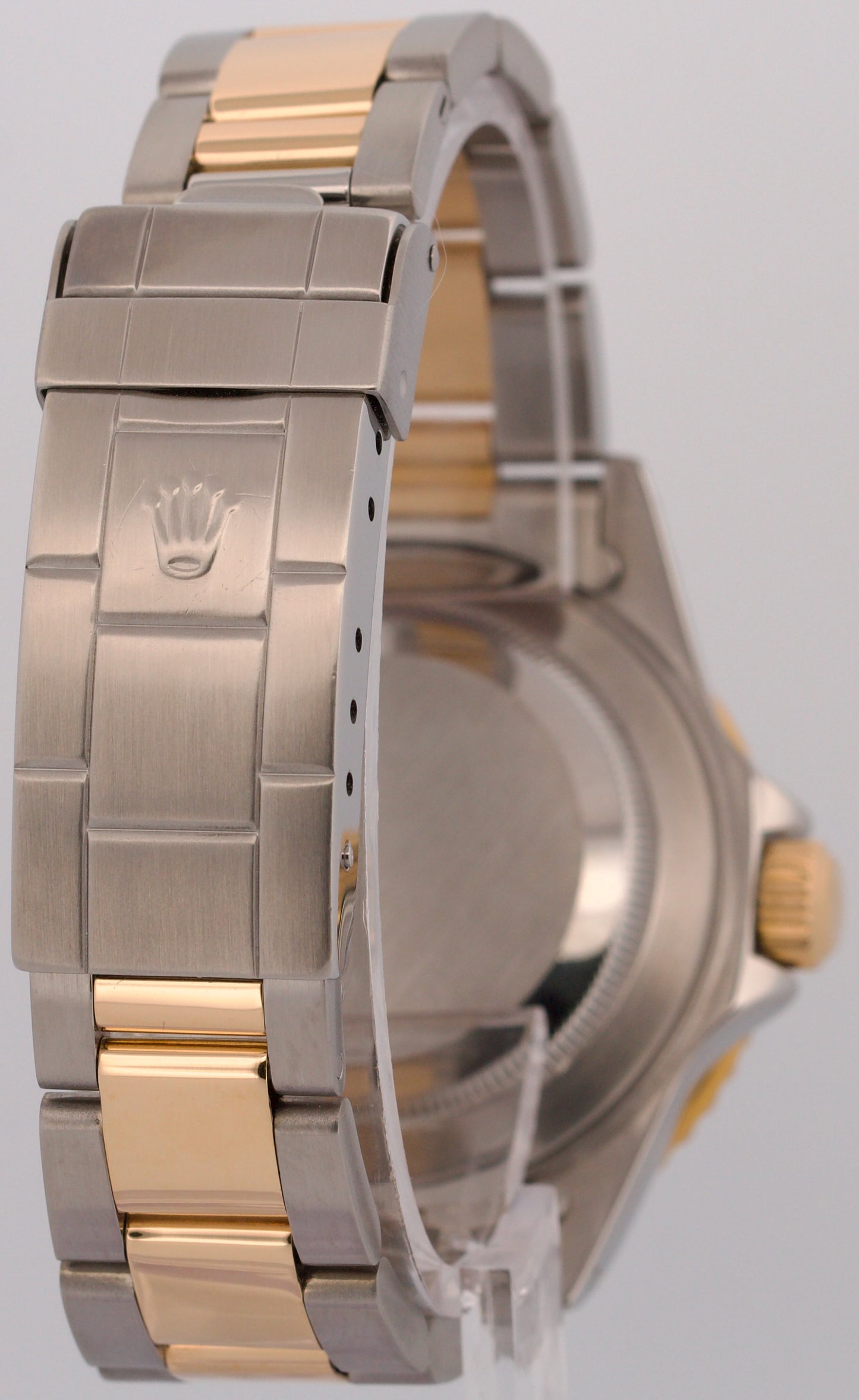 1999 Rolex Submariner Date 40mm BLACK 18K Yellow Gold SWISS ONLY Steel 16613