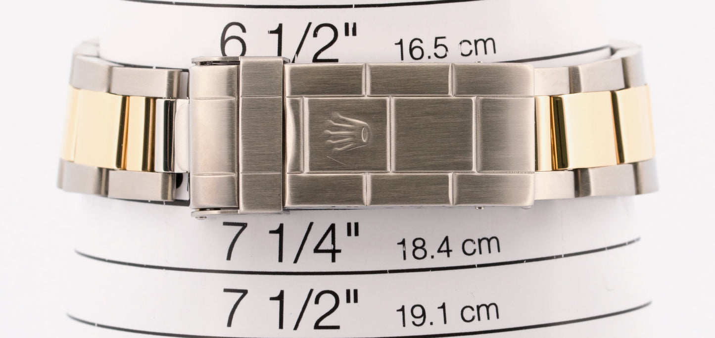 1999 Rolex Submariner Date 40mm BLACK 18K Yellow Gold SWISS ONLY Steel 16613