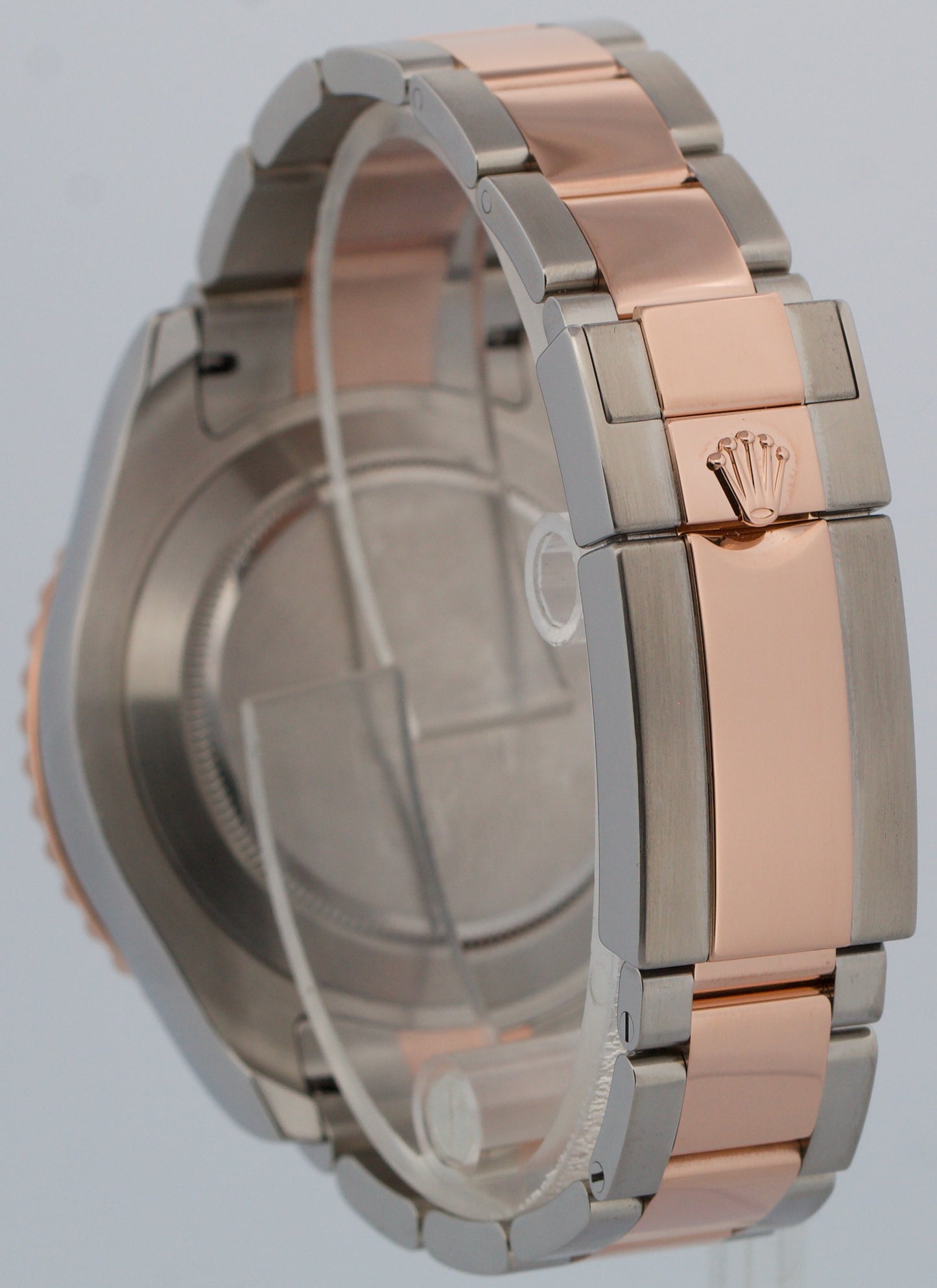 Rolex Yacht-Master II WHITE Two-Tone Steel NEW HANDS 18K Rose Gold 44mm 116681